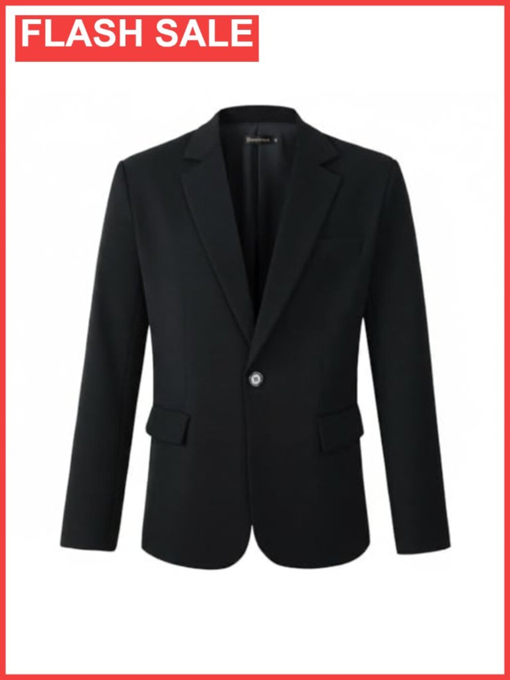 Men's Casual Sport Coat One Button Blazer Lightweight Twill